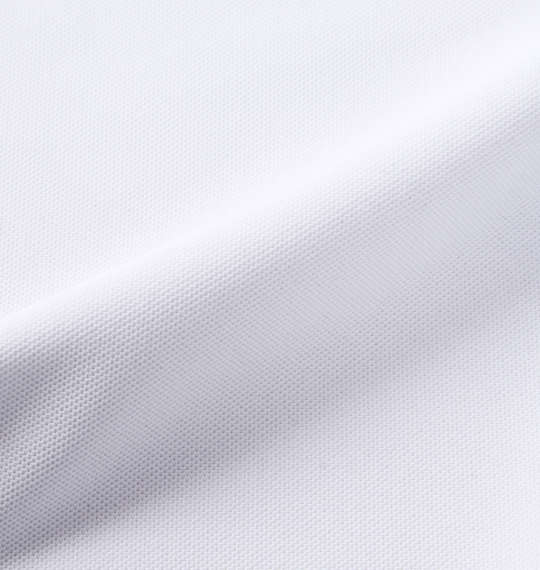 DESCENTE SUNSCREENミニ鹿の子FULL GRAPHIC半袖ポロシャツ ホワイト