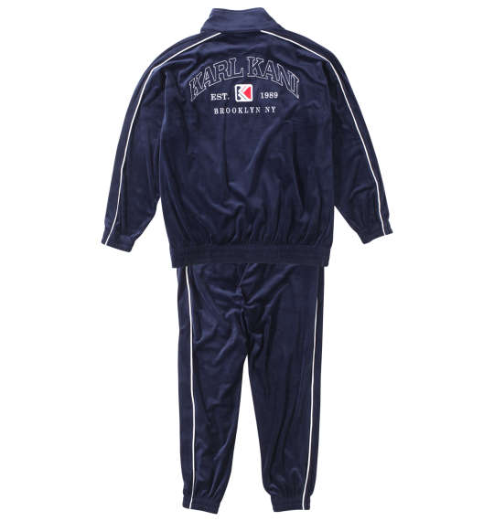KARL KANI ベロアセット ネイビー