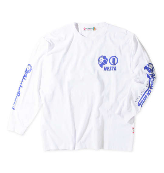 NESTA BRAND 天竺長袖Tシャツ ホワイト