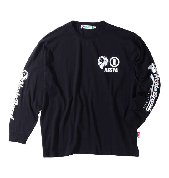 NESTA BRAND 天竺長袖Tシャツ ブラック