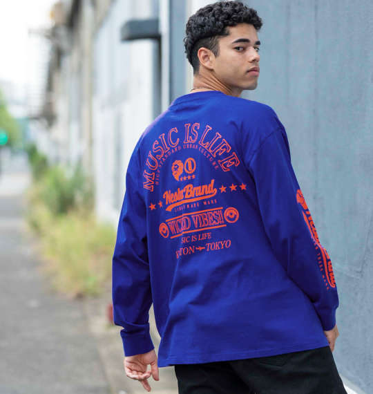 NESTA BRAND 天竺長袖Tシャツ ブルー