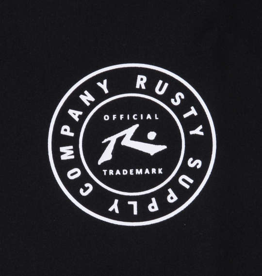 RUSTY PEARTEX半袖Tシャツ ブラック