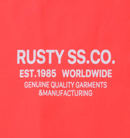 RUSTY PEARTEX半袖Tシャツ ピンク