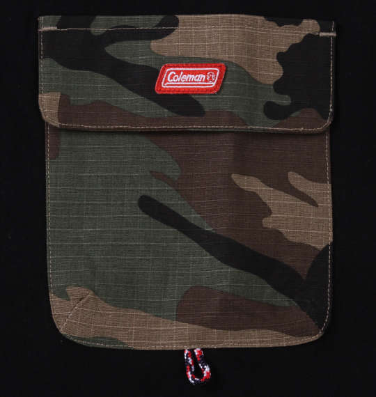 Coleman USAコットンポケット付半袖Tシャツ ブラック