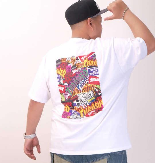 THRASHER 半袖Tシャツ ホワイト