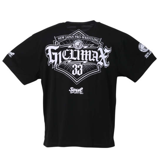 SOUL SPORTS×新日本プロレス G1 CLIMAX33大会半袖Tシャツ ブラック
