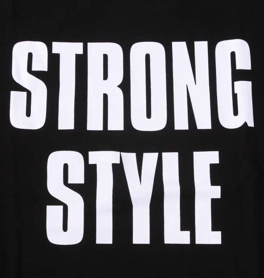新日本プロレス STRONG STYLE半袖Tシャツ ブラック