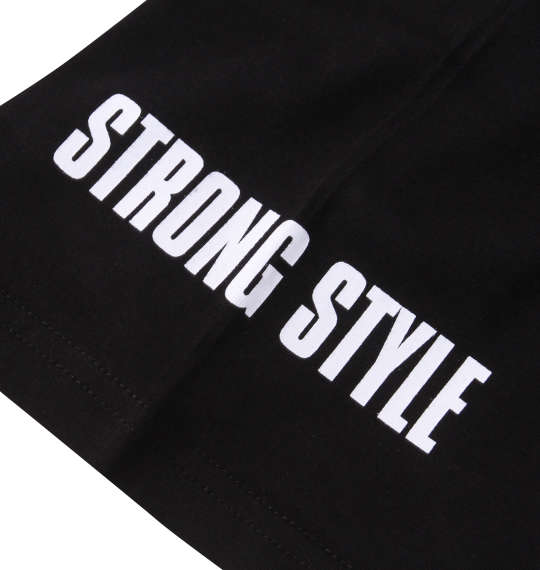 新日本プロレス STRONG STYLE半袖Tシャツ ブラック