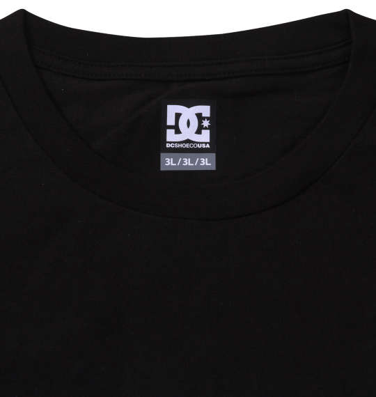 DCSHOES 24 BLACK LETTER長袖Tシャツ ブラック