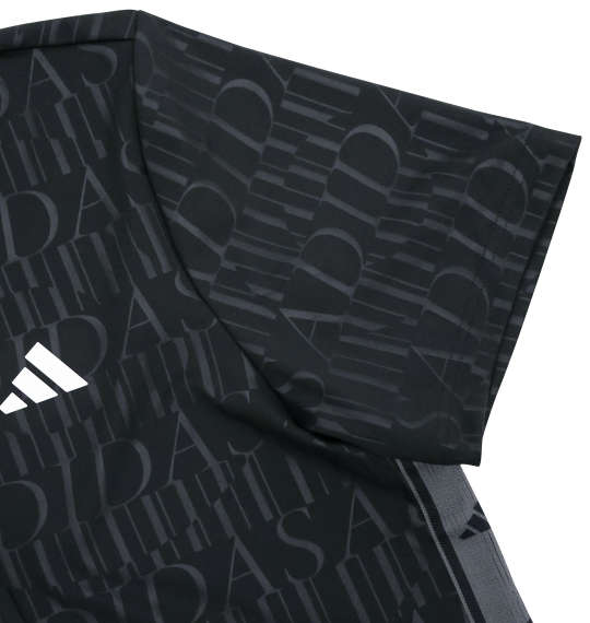 adidas golf HEAT.RDYデボスグラフィック半袖シャツ ブラック