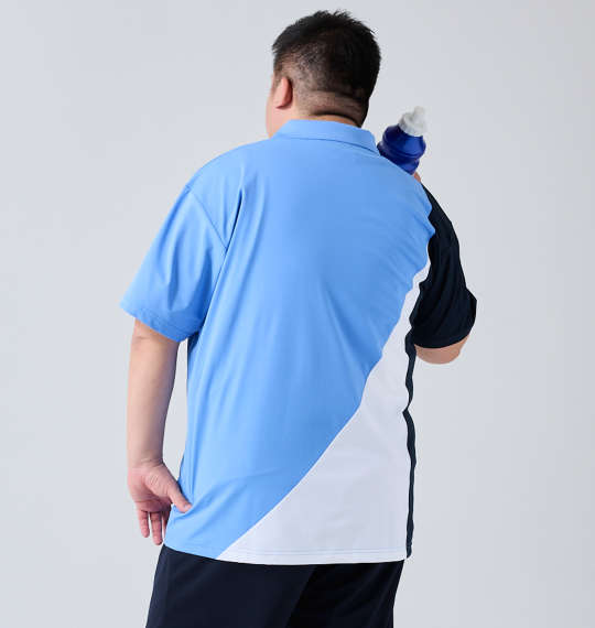 LE COQ SPORTIF ヘランカサンスクリーン半袖襟付シャツ ブルー