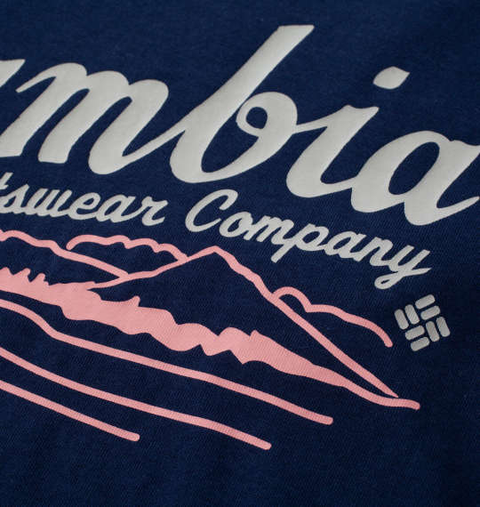 Columbia ロッカウェイリバーグラフィック半袖Tシャツ カレッジネイビー