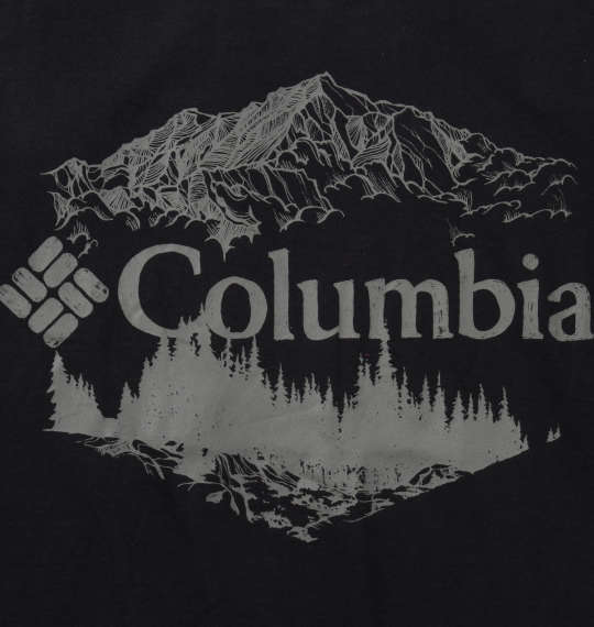 Columbia ロッカウェイリバーバックグラフィック半袖Tシャツ ブラック