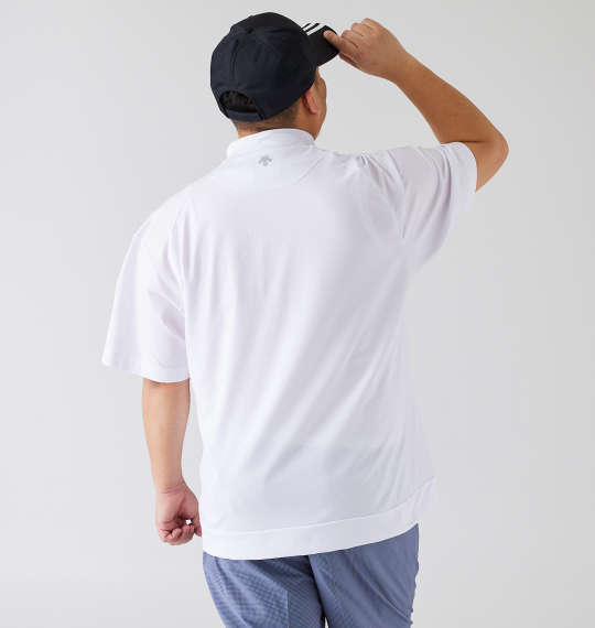 SRIXON 【松山プロ・星野プロ共同開発】ロゴデザインモックネック半袖シャツ ホワイト