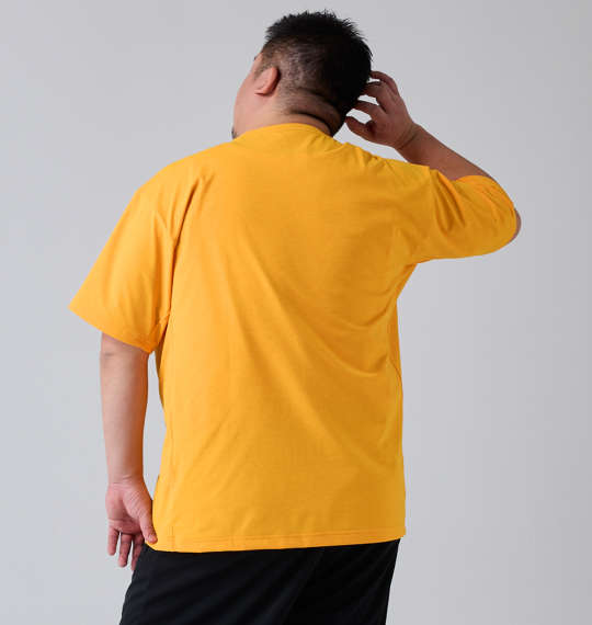 MOVESPORT SUNSCREEN TOUGHオーセンティックロゴ半袖Tシャツ オレンジ