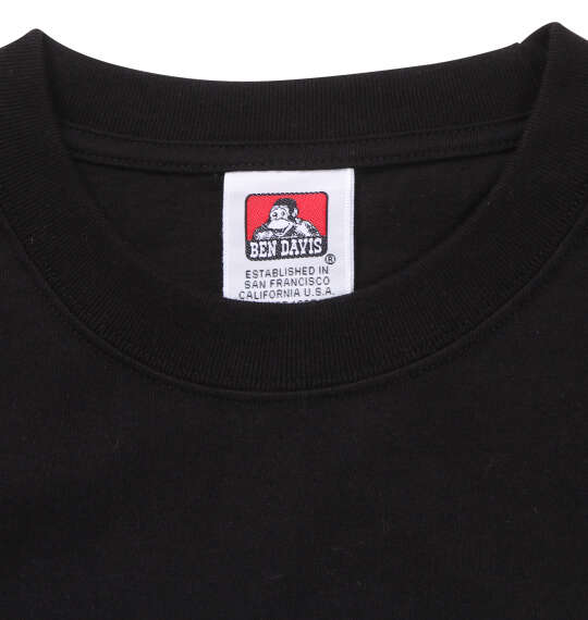 BEN DAVIS ローンチスモーク半袖Tシャツ ブラック
