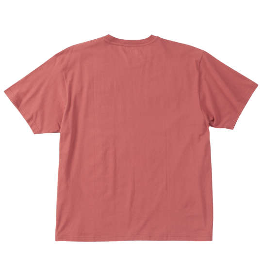 Mc.S.P オーガニックコットンクルーネック半袖Tシャツ レッド