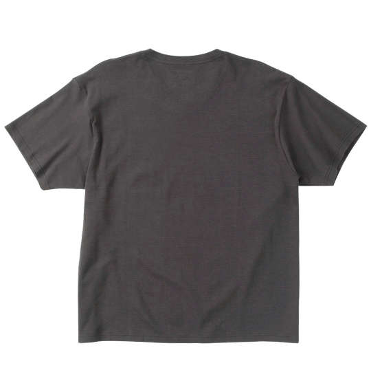 Mc.S.P オーガニックコットンミジンボーダーVネック半袖Tシャツ ダークブラウン