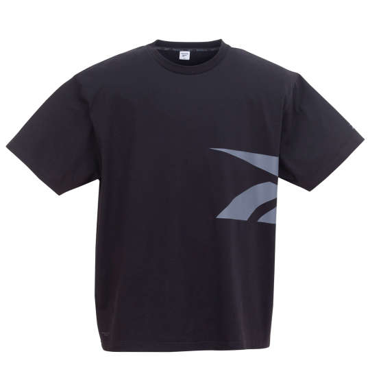 Reebok サイドベクターグラフィック半袖Tシャツ ブラック