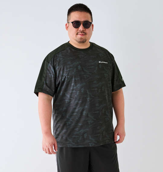 Phiten DRYメッシュ半袖Tシャツ ブラック