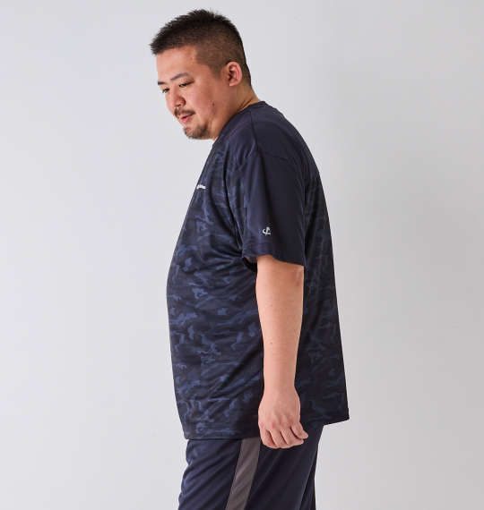 Phiten DRYメッシュ半袖Tシャツ ネイビー