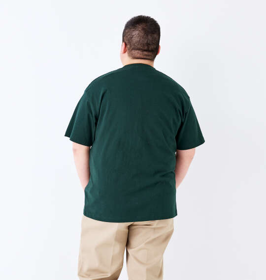 BEN DAVIS BEN'Sポケット付半袖Tシャツ ダークグリーン