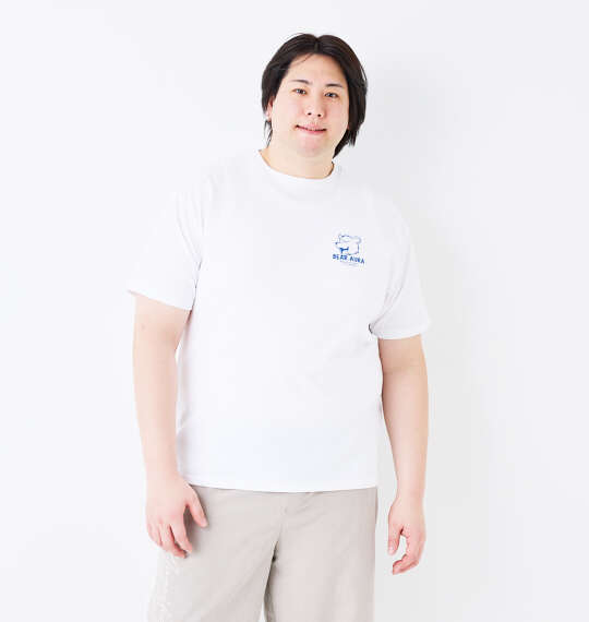 Bear Aura T/Cホログラムプリント半袖Tシャツ ホワイト