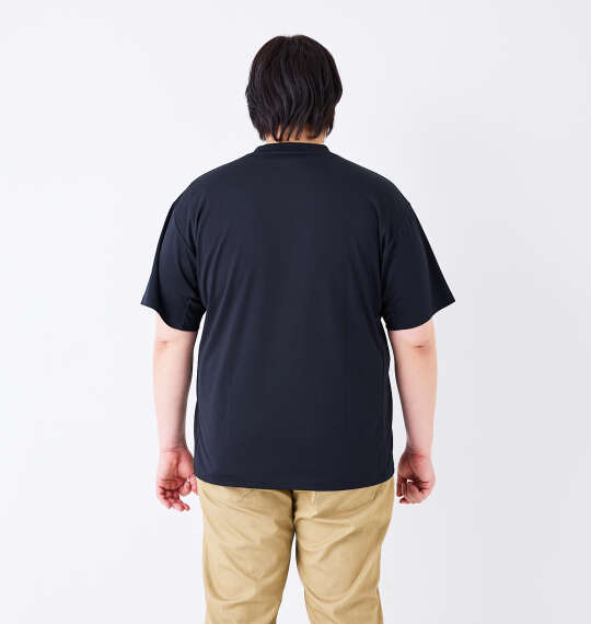 MOVESPORT ビッグロゴ半袖Tシャツ ネイビー