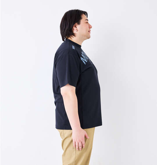 MOVESPORT ビッグロゴ半袖Tシャツ ネイビー