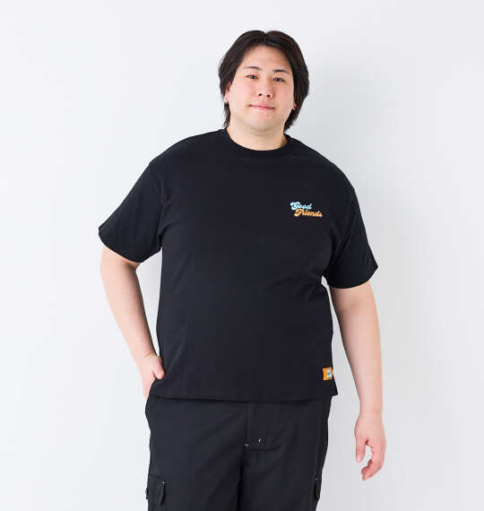 ATC×NEW JACK イラスト半袖Tシャツ ブラック