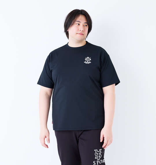 SY32 by SWEET YEARS サークルロゴバックプリント半袖Tシャツ ブラック