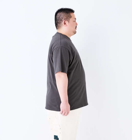 Goodwear USAコットンポケット付半袖Tシャツ ダークチャコール