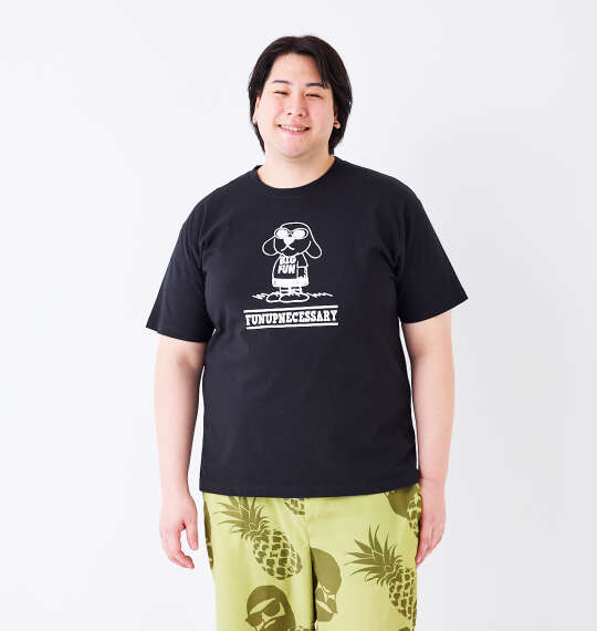 FUN for modemdesign DOG半袖Tシャツ ブラック