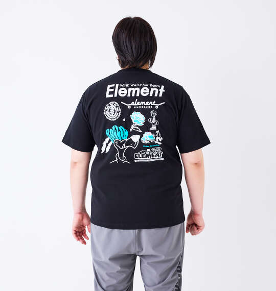 ELEMENT AGE OF半袖Tシャツ ブラック