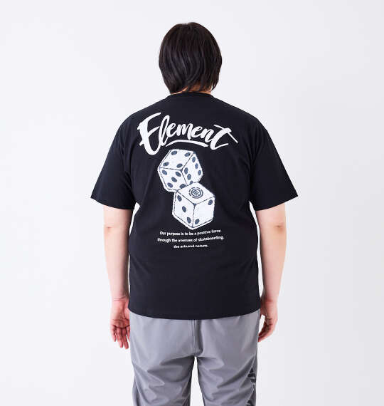 ELEMENT DICE半袖Tシャツ ブラック
