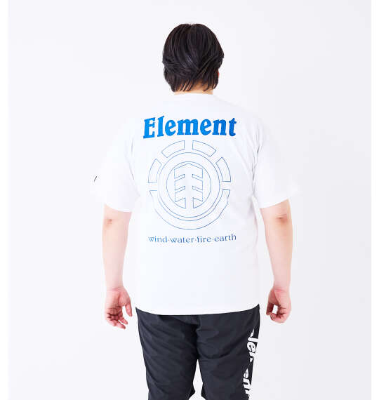 ELEMENT FLANE半袖Tシャツ ホワイト