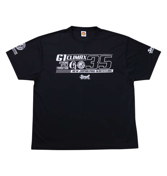 大きいサイズ メンズ SOUL SPORTS×新日本プロレス (ソウル×シンニホンプロレス) G1 CLIMAX35大会半袖Tシャツ