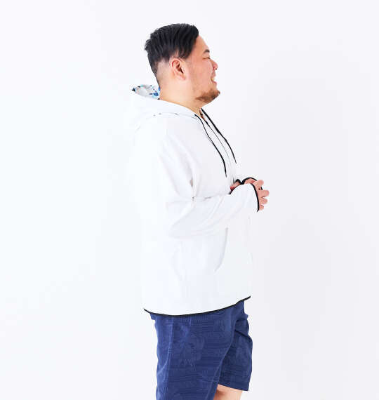 OCEAN PACIFIC PEARTEX UV長袖フルジップパーカー ホワイト