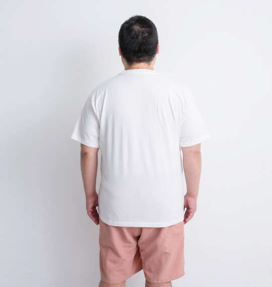Mc.S.P オーガニックコットンクルーネック半袖Tシャツ オフホワイト