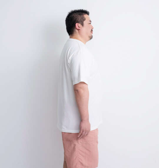 Mc.S.P オーガニックコットンクルーネック半袖Tシャツ オフホワイト