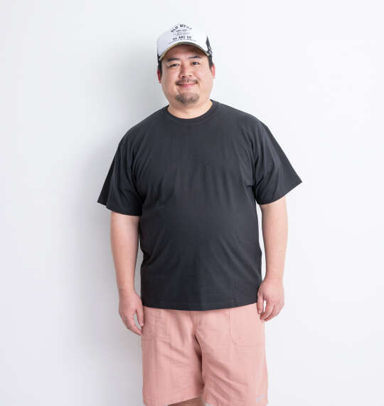 Mc.S.P オーガニックコットンクルーネック半袖Tシャツ ブラック