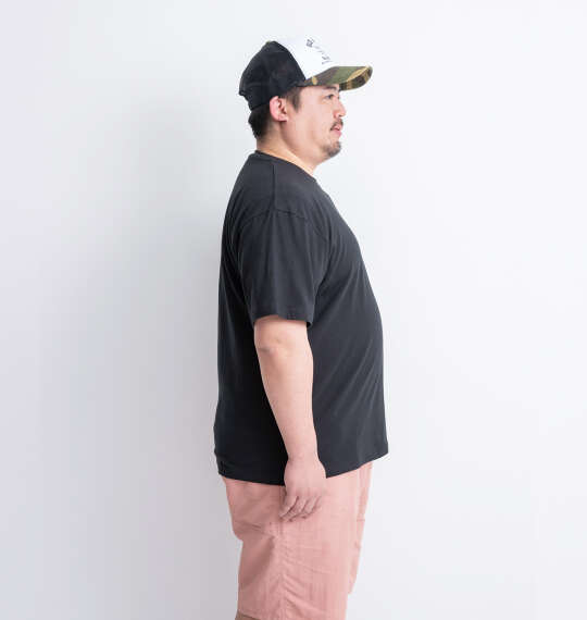 Mc.S.P オーガニックコットンクルーネック半袖Tシャツ ブラック