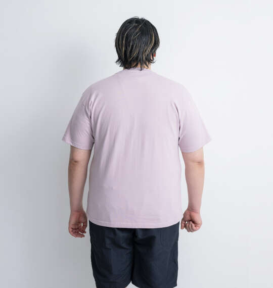 Mc.S.P オーガニックコットンクルーネック半袖Tシャツ ライラック