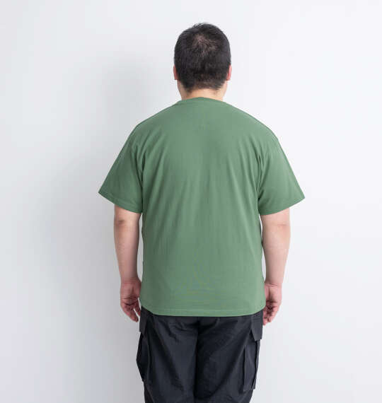 Mc.S.P オーガニックコットンクルーネック半袖Tシャツ グリーン
