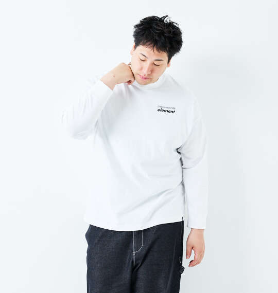 ELEMENT NUMBER長袖Tシャツ ホワイト