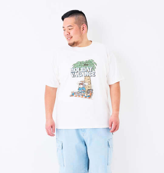 KRIFF MAYER WET PROTECTシャナウザー半袖Tシャツ オフホワイト