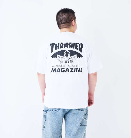 THRASHER Emblem半袖Tシャツ ホワイト