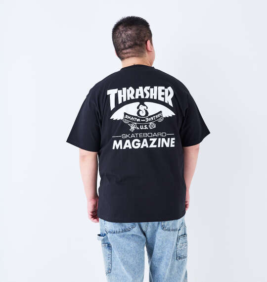 THRASHER Emblem半袖Tシャツ ブラック