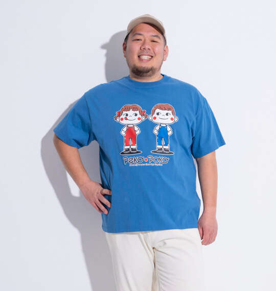 PeKo&PoKo 天竺半袖Tシャツ オリエンタルブルー