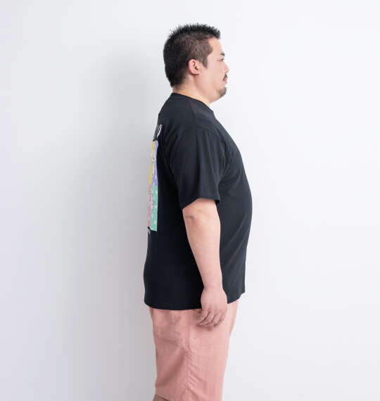 クレヨンしんちゃん 天竺ポケット付半袖Tシャツ ブラック